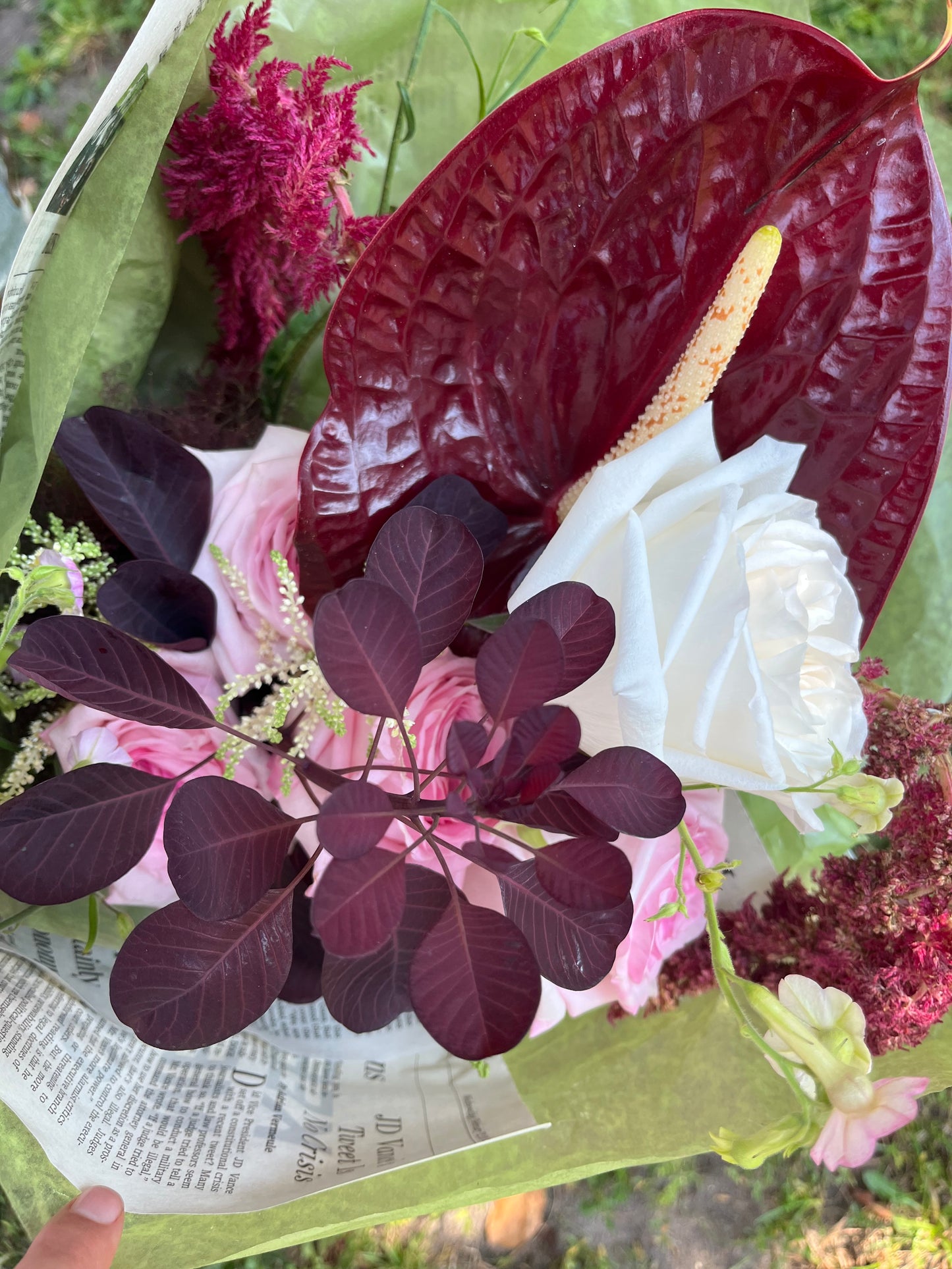 hand tied bouquet