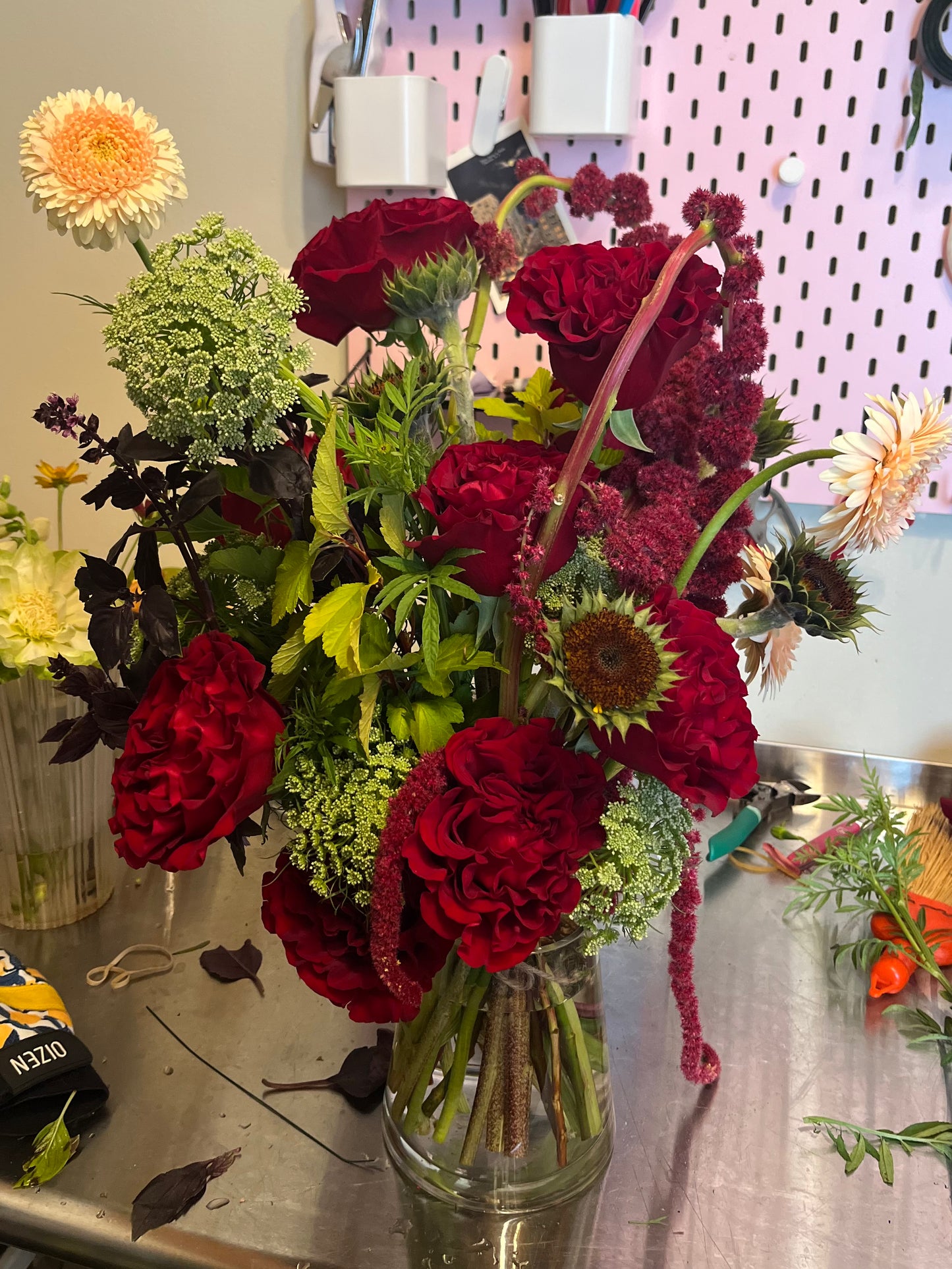 rose arrangement