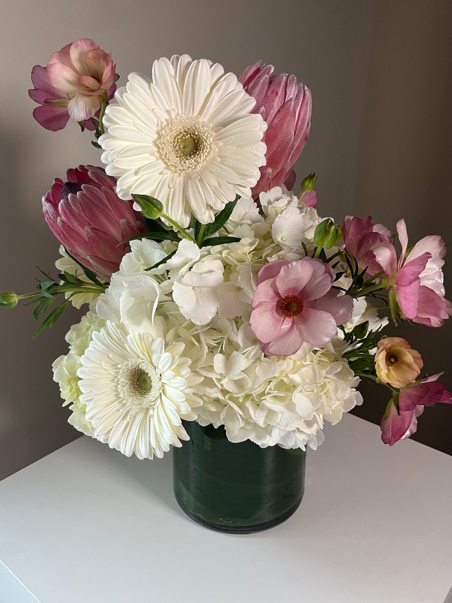 pink & white